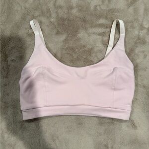 Live The Process Pink Scoop Neck Bra